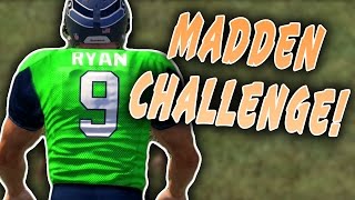 Jon Ryan QB SACK  Punters and Kickers QB Sack Competition Madden 16 NFL Challenge [upl. by Betta71]