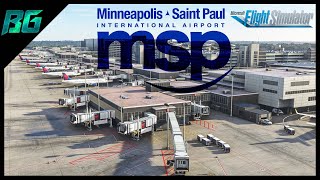 Finally Minneapolis Airport  MSFS Ultra GFX [upl. by Eigriv]