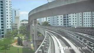 CityRailwayscom  Singapore LRT Sengkang  Punggol [upl. by Omar]