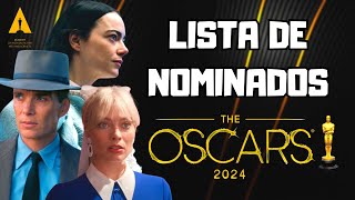 LISTA DE NOMINADOS A LOS OSCARS 2024 y ¿DÓNDE VER CADA PELÍCULA GUÍA COMPLETA [upl. by Treboh712]