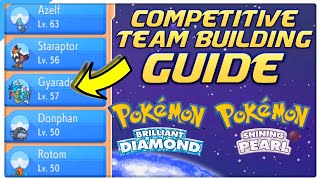 Competitive Team Building GUIDE Pokemon Brilliant Diamond and Shining Pearl 6V6 Singles Wifi Battle [upl. by Meenen]