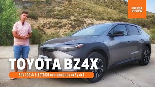 Al volante del Toyota BZ4X 2023  SUV eléctrico 4x2 y 4x4  SuperMotorOnline [upl. by Ewnihc213]