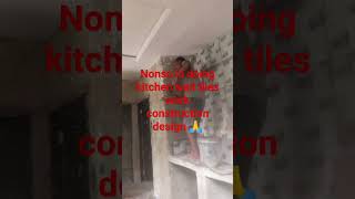 nonso is tiling kitchen wall tiles work construction [upl. by Daht118]