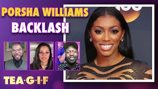 Porsha Williams Defends Her Actions on Porshas Family Matters  TeaGIF [upl. by Acisset]