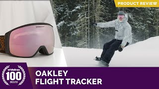 Oakley Flight Tracker 2023 Snowboard Goggles Review [upl. by Inig]