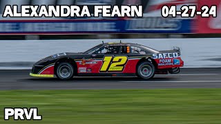 Alexandra Fearn  12 Late Model STAFFORD  042724 [upl. by Corsetti568]