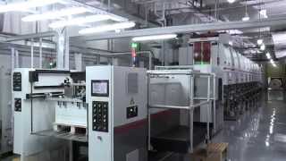 BOBST LEMANIC DELTA Gravure printing press [upl. by Adnohsal875]