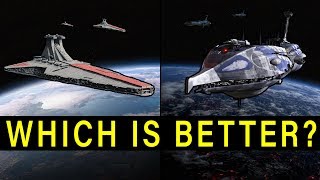 VENATOR Star Destroyer vs PROVIDENCE Cruiser  Which Capital Ship is Better  Star Wars Versus [upl. by Ron]