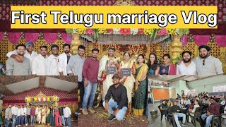 my first Telugu marriage vlog  marriagemarriedlifetelugumarriage [upl. by Orual]