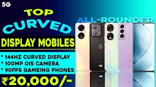 Top 5 Best Curved Display Phone Under 20000 in 2023  50MP OIS Selfie Bes 5G Phone Under 20000 [upl. by Suehtomit]