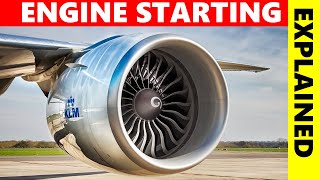 How do Airplane Engines Start Including Startup Sounds [upl. by Kire]