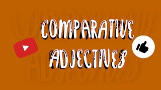 Adjetivos comparativos en Inglés Comparative adjectives [upl. by Adah]