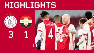 Highlights  Ajax  Willem II  Eredivisie [upl. by Nomrej257]