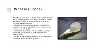 Capstone How does chemical bonding in silicone make it ideal for plastic surgery [upl. by Veronique929]