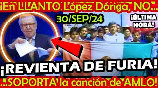 EN LL4NTO LOPEZ DORIGA ¡ NO SOPORTA LA CANCION DE AMLO [upl. by Windsor]