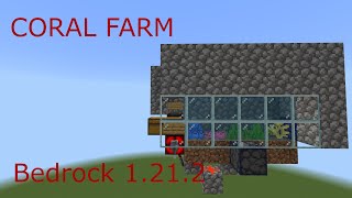 Coral and Seagrass Farm Bedrock 1212 [upl. by Violette513]