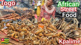 African street food tour in kpalimé Togo west Africa [upl. by Fu]