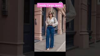 Trendy Cargo Jeans ytshorts cargopant viralvideo cargopantscargojeans [upl. by Erdnassak]