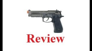 HFC M190 green gas blow back airsoft pistol review [upl. by Mat]