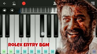 ROLEX Mass Entry BGM  Easy Piano Tutorial  Surya  Anirudh [upl. by Benil454]