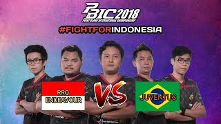 FINAL GRUP RRQ ENDEAVOUR VS JUVENTUS  PBIC 2018 [upl. by Einot98]