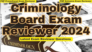 Criminology Board Exam Reviewer Criminology Part 2 [upl. by Soilisav]