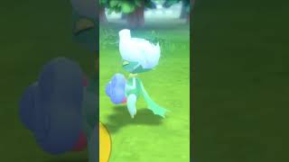 I beat the grass gym laeder Gardenia nintendoswitch pokemonbrilliantdiamond [upl. by Bahner]