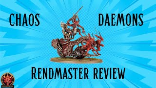 Chaos Daemons Rendmaster Review  10th Edition Index [upl. by Aivatnohs]