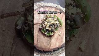 🍄 Delicious Caramelized Onion Mushroom Toast shortsfeed healthy toast shorts trending [upl. by Evetta]