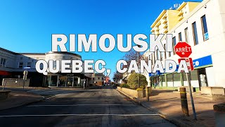 Rimouski Quebec Canada  Driving Tour 4K [upl. by Ojeibbob]