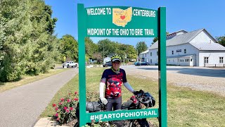 Day 67 Columbus to MT Vernon OH Bicycle Touring the Great American Rail Trail [upl. by Nosaj199]