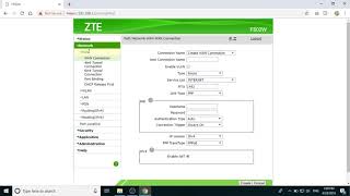 How to change password wifi Router ZTE Fly computer [upl. by Alracal711]