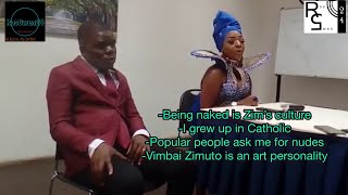 Vimbai Zimuto speaks on naked habits ft Comic Pastor [upl. by Odrareg]