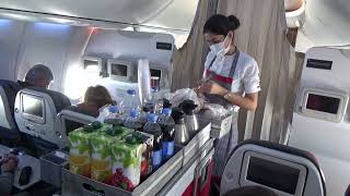 Turkish Airlines Zagreb to Istambul Economy class [upl. by Ettari]