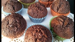 Ricetta muffin al cioccolato con scaglie di cioccolato [upl. by Prichard]