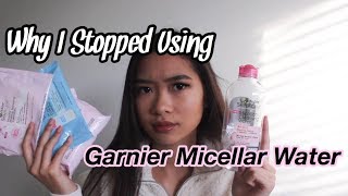 WHY I STOPPED USING GARNIER MICELLAR WATER  Grace Hoang [upl. by Alah]