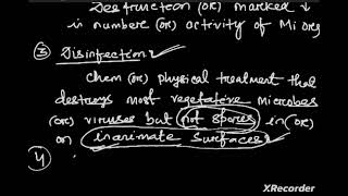 Commonly used terms related to physical and chemical killing of microbes [upl. by Tteve]