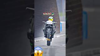 🫣😱wait for end automobile kawasakininjah2rtopspeed ninja rider yt shorts [upl. by Eralcyram649]