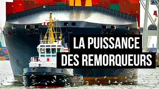 Voici Comment Ces Minuscules Bateaux Peuvent Remorquer Des Cargos Géants [upl. by Erdnuaed]