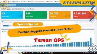 Tutorial KTA SIPA Pramuka Jawa Timur [upl. by Lauraine]