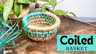 How to Coil a Basket for Beginners [upl. by Hugo]