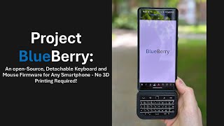 BlueBerry A Detachable BlackBerry Bluetooth Keyboard for Android and iOS [upl. by Bradski]