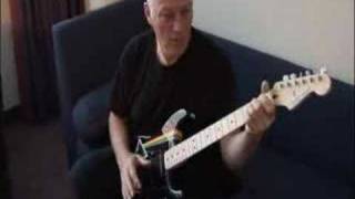 David Gilmour playing a Dark Side of the Moon Fender Strat [upl. by Bainbridge]