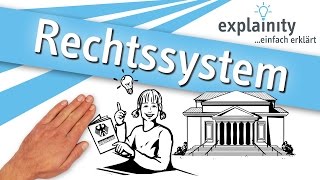 Das deutsche Rechtssystem einfach erklärt explainity® Erklärvideo [upl. by Darill]