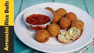 Crispy Rice Balls with Leftover Rice  How To Make Italian Arancini Balls  Quick amp Easy [upl. by Rramahs]