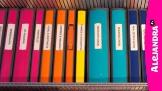 Binder Organization  Best Binders amp Dividers to Use for Home Office or School Papers [upl. by Nevag]