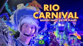 Rio Carnival The Biggest party on the planet JOINING THE PARADE [upl. by Doy]