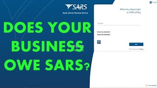 Check if your company owes SARS tax SARS business Efiling [upl. by Wagstaff]