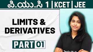 LIMITS AND DERIVATIVES Part 01  Maths  PUC 1  KCET  JEE [upl. by Nnainot99]