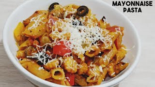 Mayonnaise Pasta Recipe  Creamy Vegetable Mayonnaise Pasta  Mayo Pasta Recipe  Penne Pasta Recipe [upl. by Kaia854]